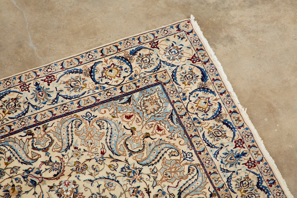 Mid-20th Century Persian Nain Rug