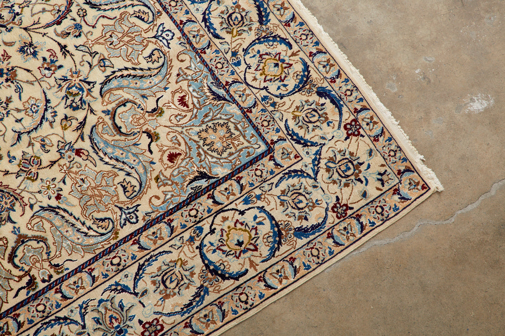 Mid-20th Century Persian Nain Rug