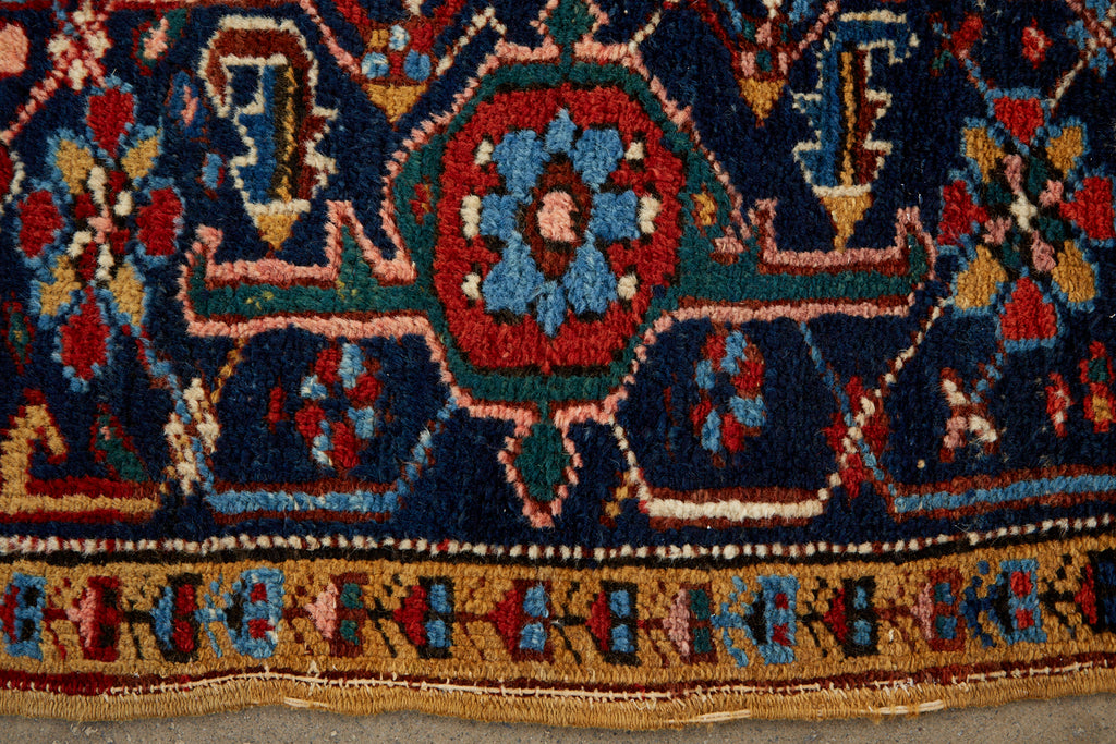 Early 20th Century Antique Persian Heriz Rug