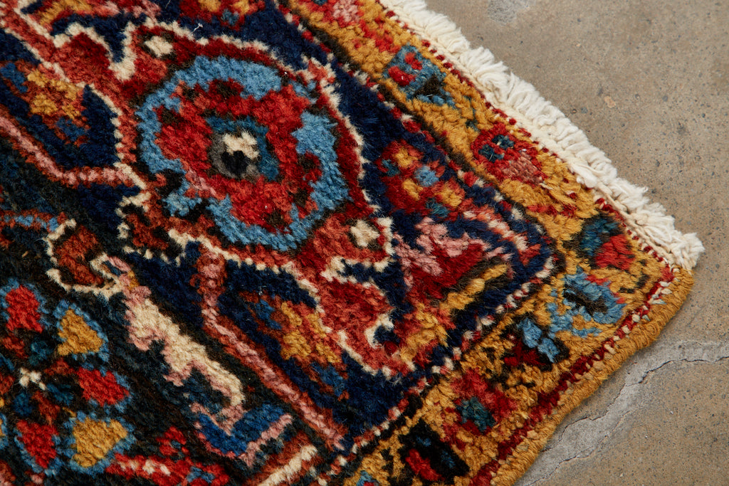 Early 20th Century Antique Persian Heriz Rug