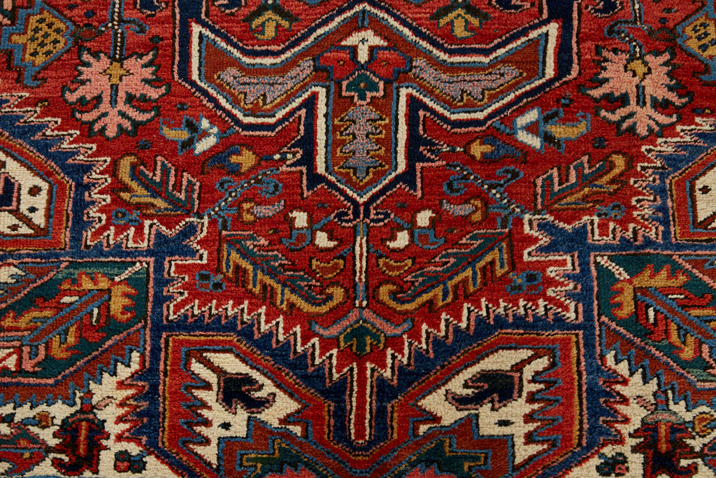 Early 20th Century Antique Persian Heriz Rug