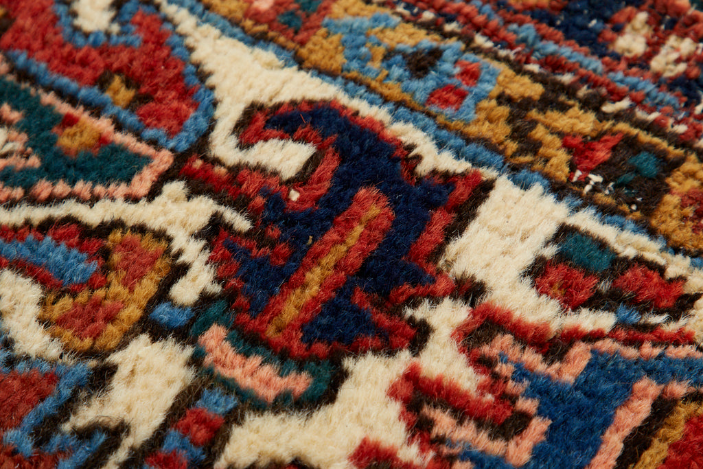Early 20th Century Antique Persian Heriz Rug