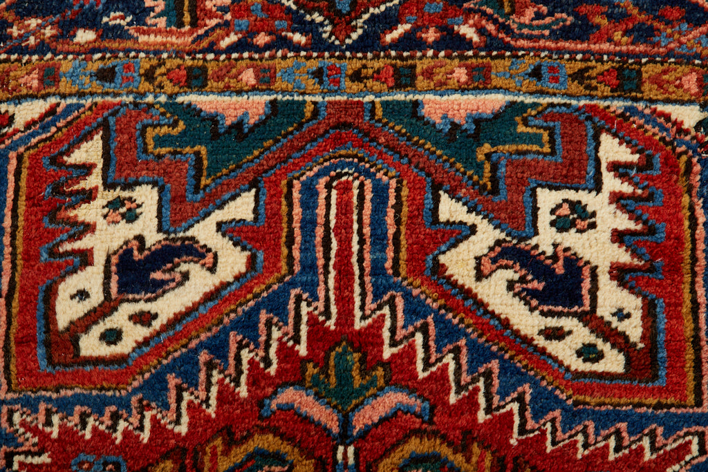 Early 20th Century Antique Persian Heriz Rug