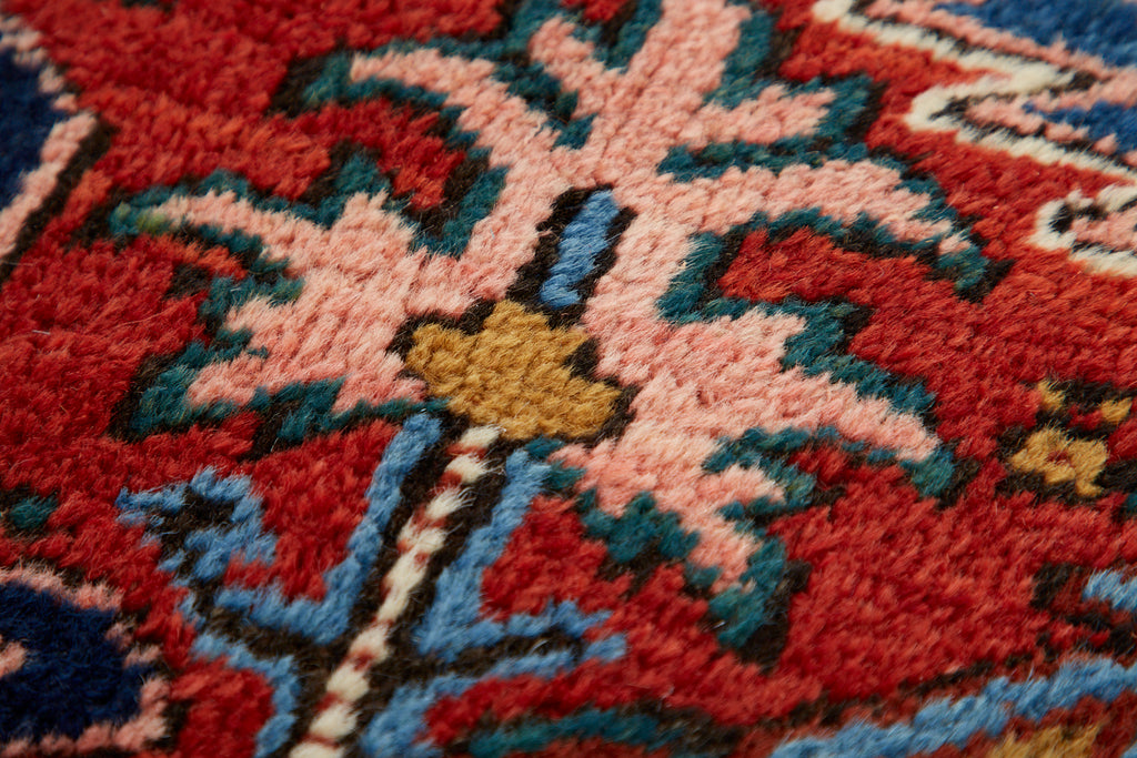 Early 20th Century Antique Persian Heriz Rug