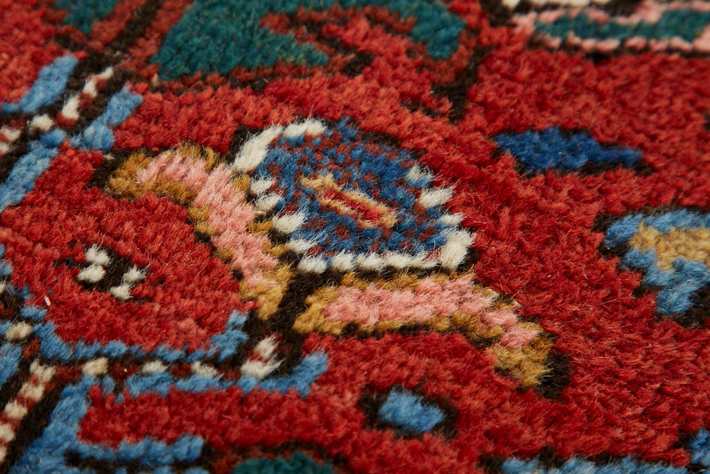 Early 20th Century Antique Persian Heriz Rug
