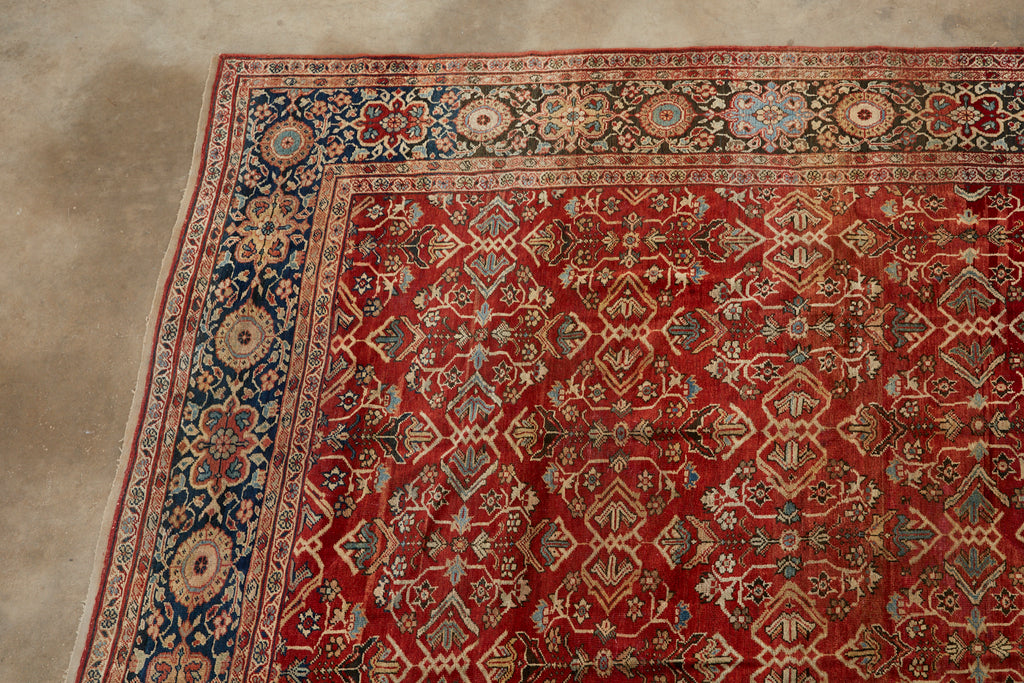 Antique Arts and Crafts Style Persian Sultanabad Rug