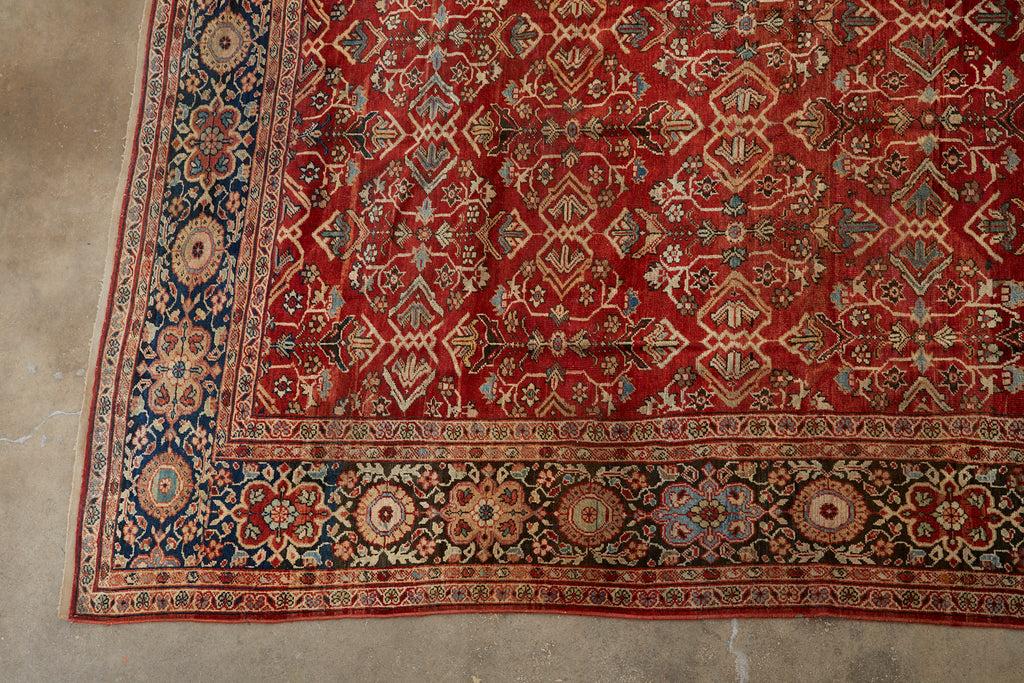 Antique Arts and Crafts Style Persian Sultanabad Rug