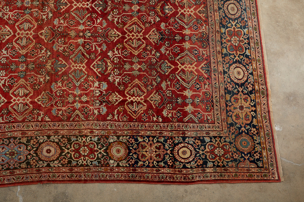 Antique Arts and Crafts Style Persian Sultanabad Rug