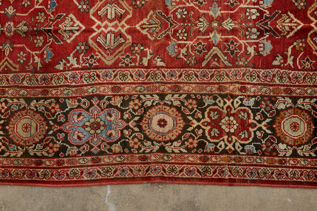 Antique Arts and Crafts Style Persian Sultanabad Rug