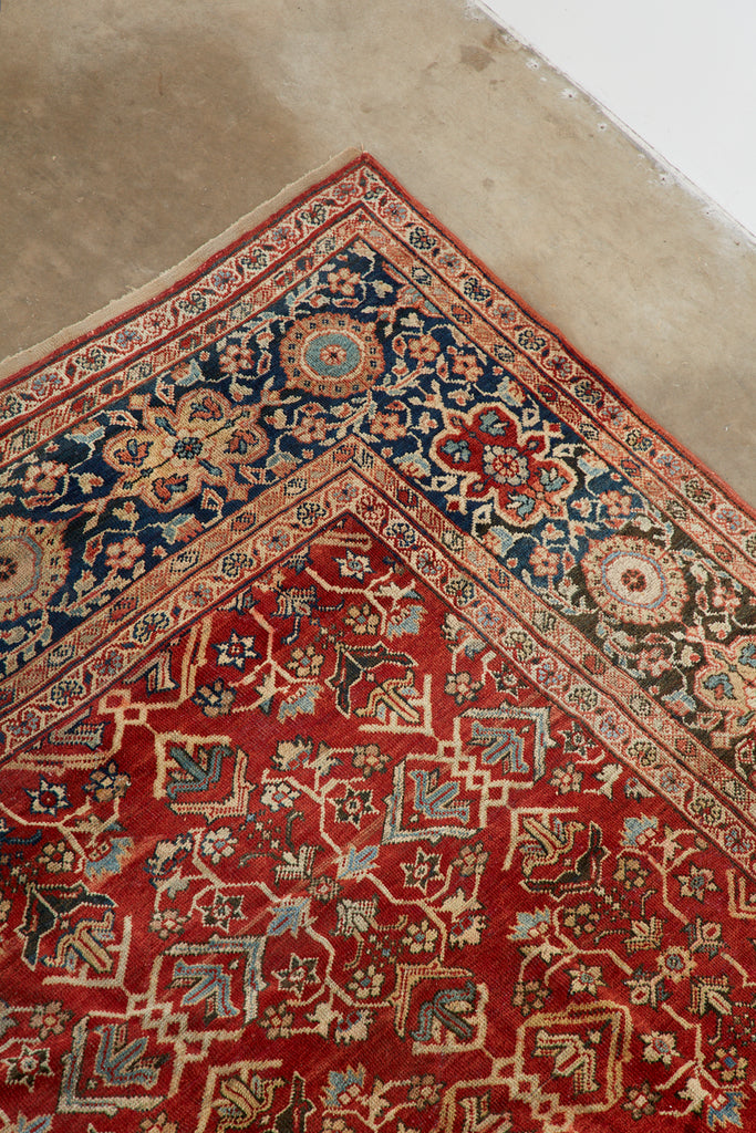 Antique Arts and Crafts Style Persian Sultanabad Rug