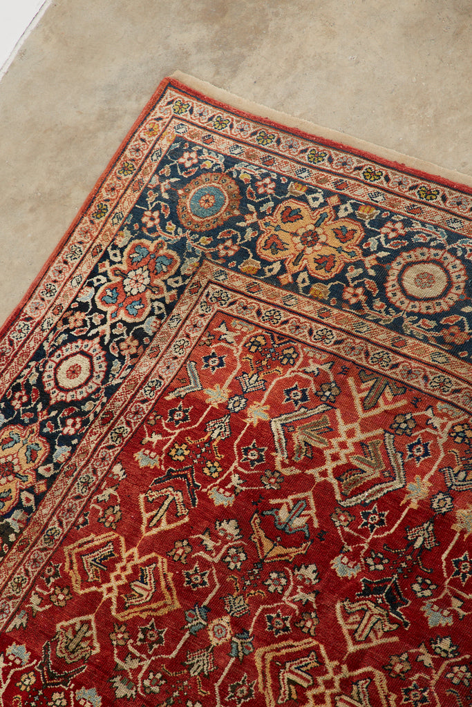 Antique Arts and Crafts Style Persian Sultanabad Rug