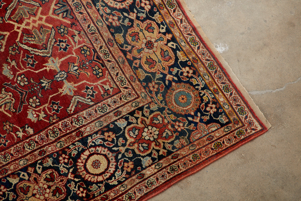 Antique Arts and Crafts Style Persian Sultanabad Rug