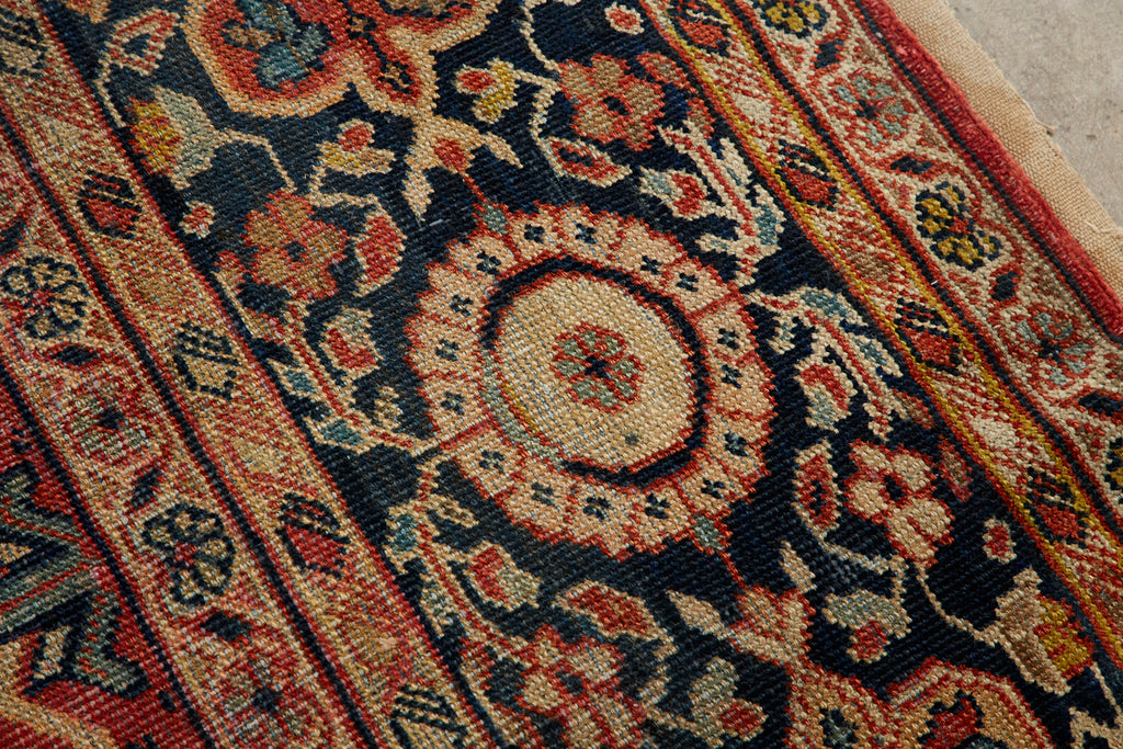 Antique Arts and Crafts Style Persian Sultanabad Rug