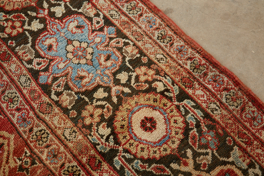Antique Arts and Crafts Style Persian Sultanabad Rug