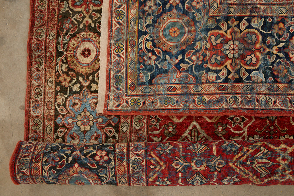 Antique Arts and Crafts Style Persian Sultanabad Rug