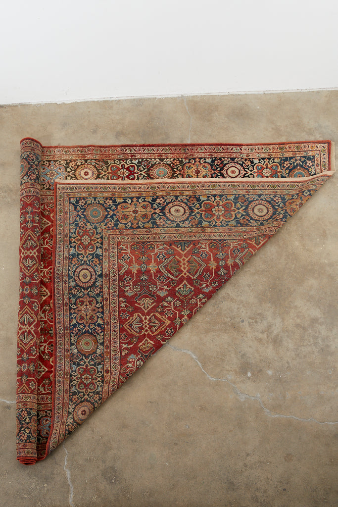 Antique Arts and Crafts Style Persian Sultanabad Rug