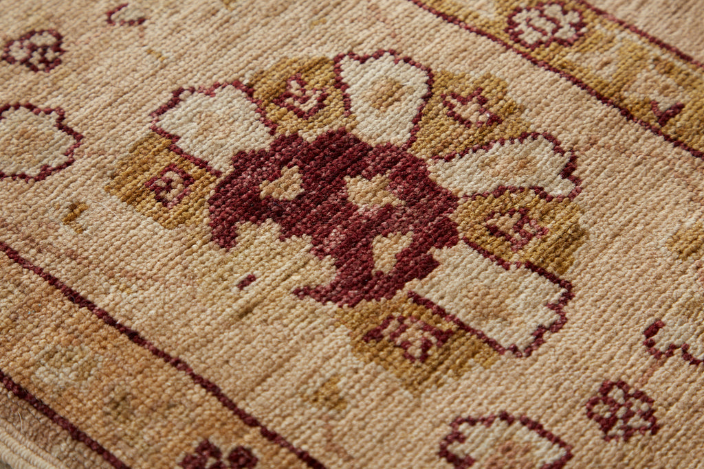 Vintage Khotan Style Beige Rug Carpet