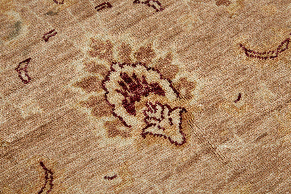 Vintage Khotan Style Beige Rug Carpet