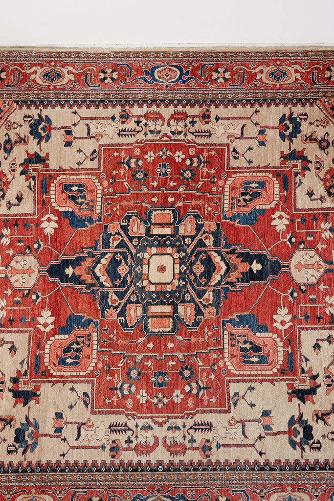 Vintage Persian Heriz Carpet