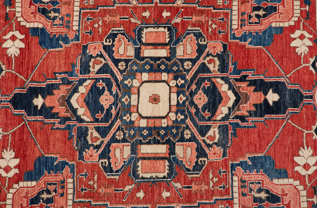 Vintage Persian Heriz Carpet