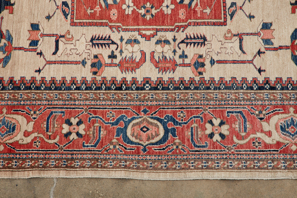 Vintage Persian Heriz Carpet