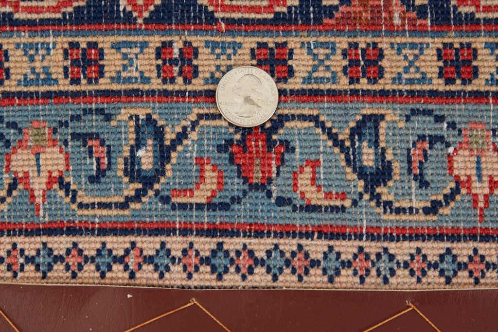 Traditional Ruby Red Persian Medallion Sarouk Rug