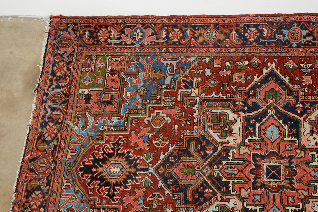 Semi Antique Persian Heriz Carpet