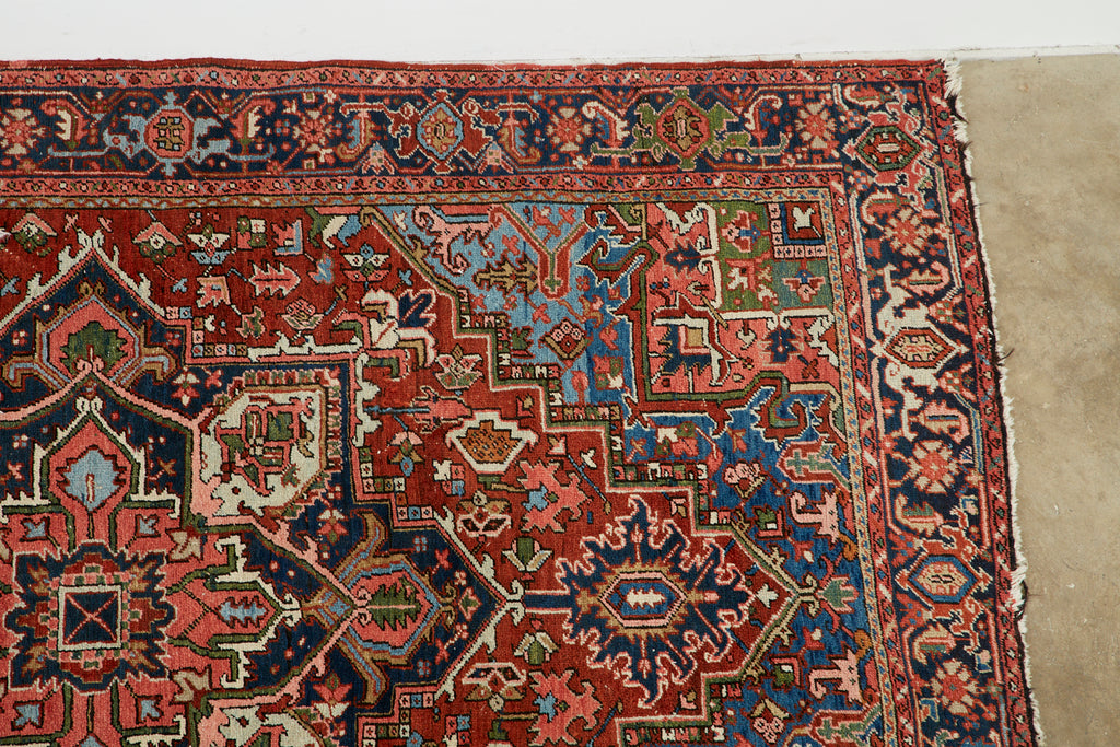 Semi Antique Persian Heriz Carpet