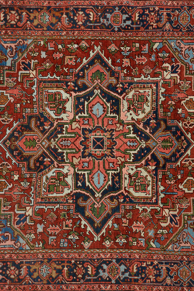Semi Antique Persian Heriz Carpet