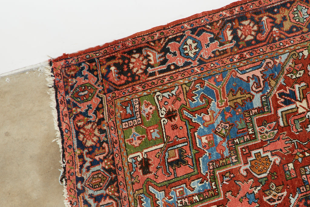 Semi Antique Persian Heriz Carpet