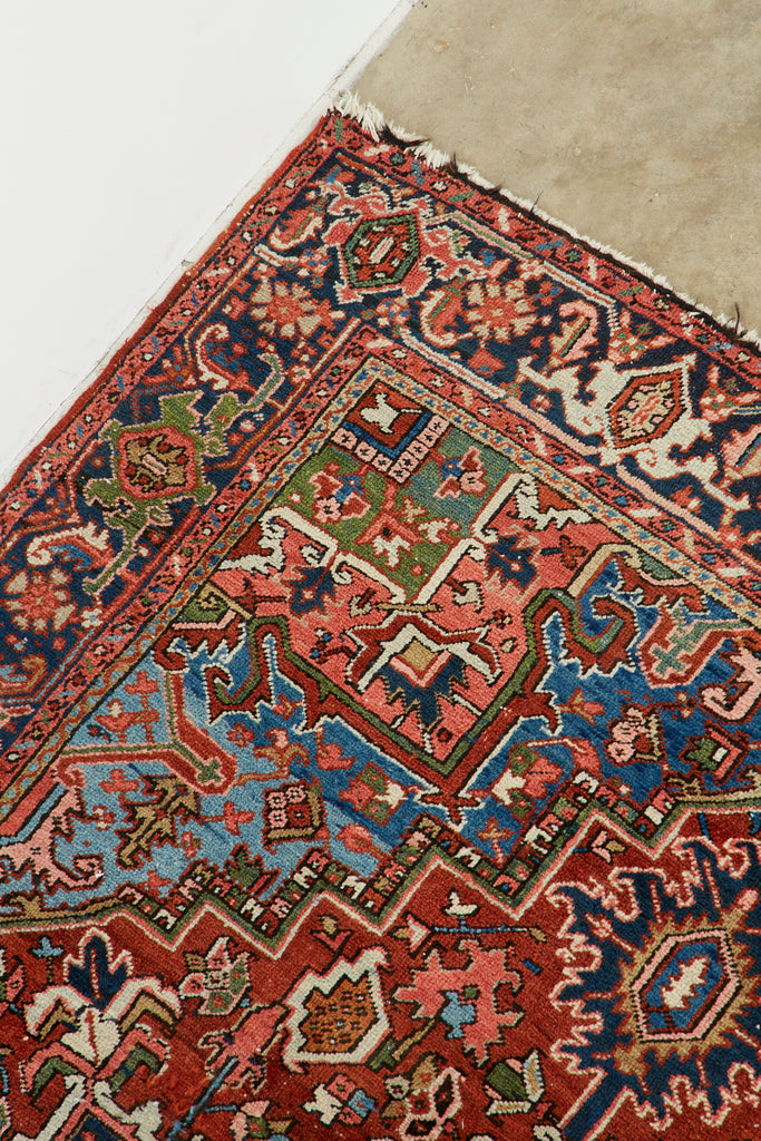 Semi Antique Persian Heriz Carpet