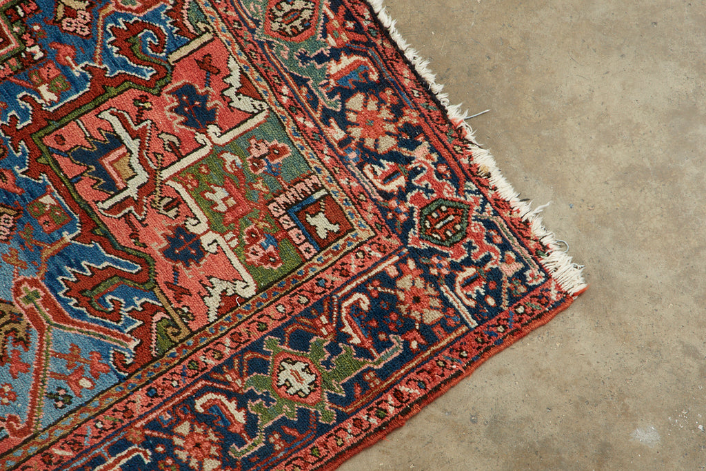 Semi Antique Persian Heriz Carpet