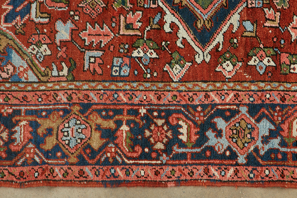 Semi Antique Persian Heriz Carpet