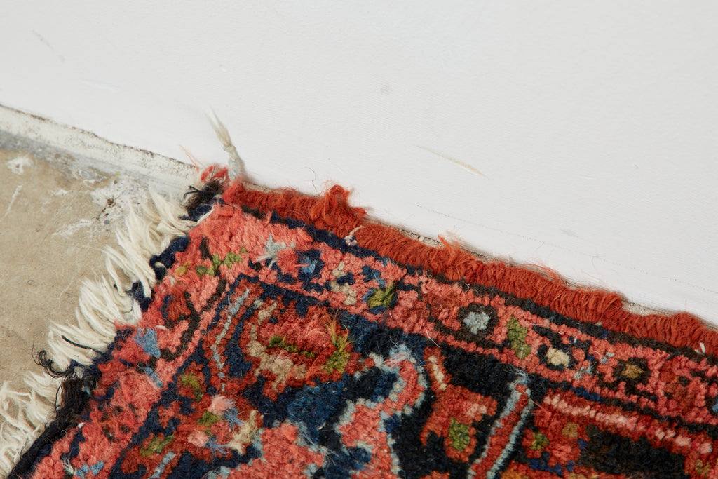 Semi Antique Persian Heriz Carpet