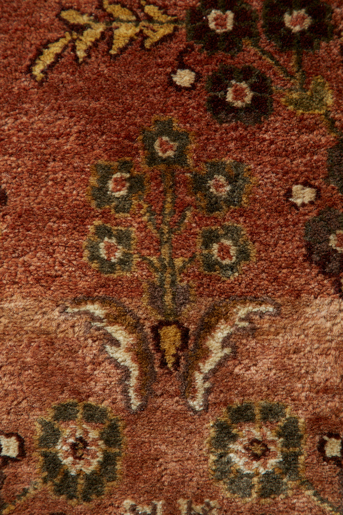 Vintage Indo Persian Kashan Design Rug Carpet