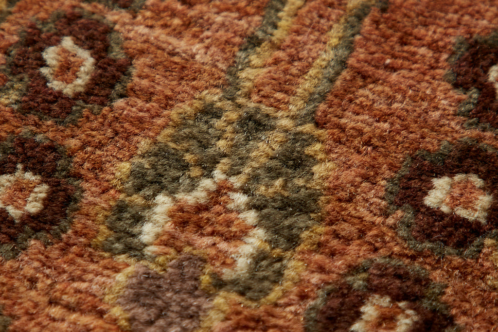 Vintage Indo Persian Kashan Design Rug Carpet