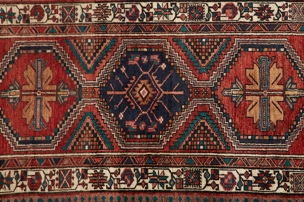 Vintage Persian Kazak Runner Rug