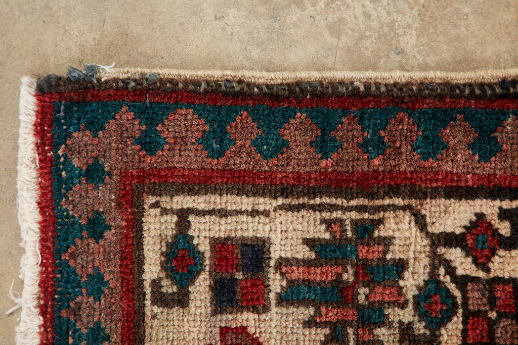 Vintage Persian Kazak Runner Rug