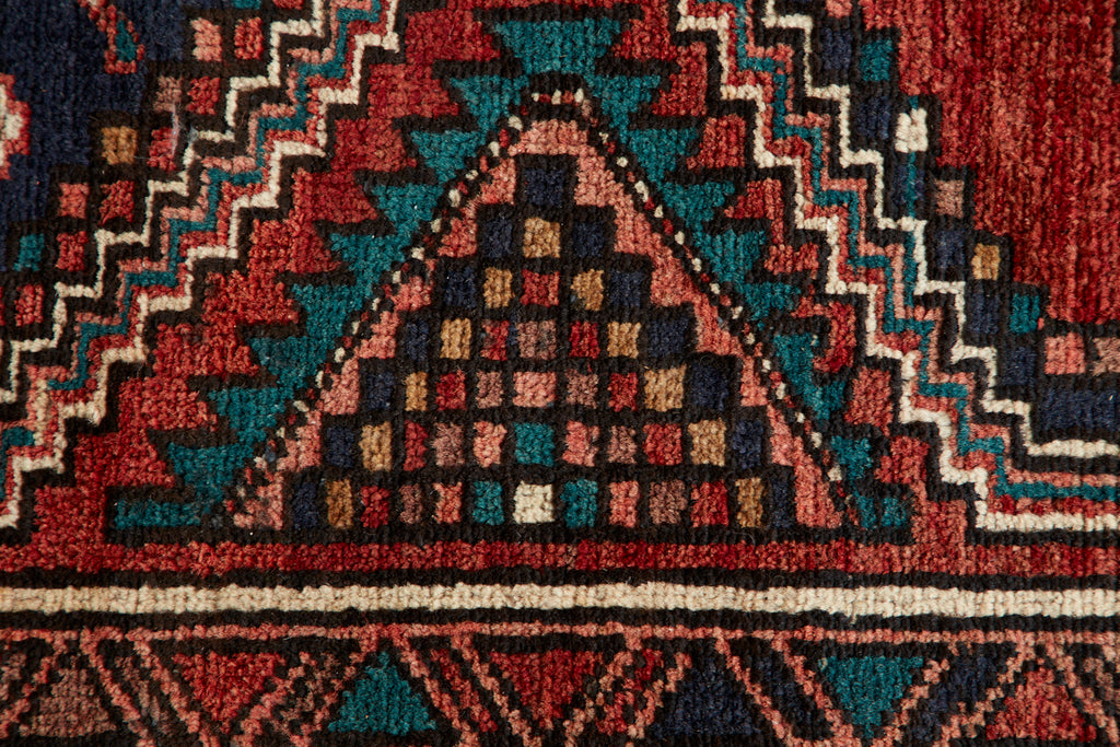 Vintage Persian Kazak Runner Rug