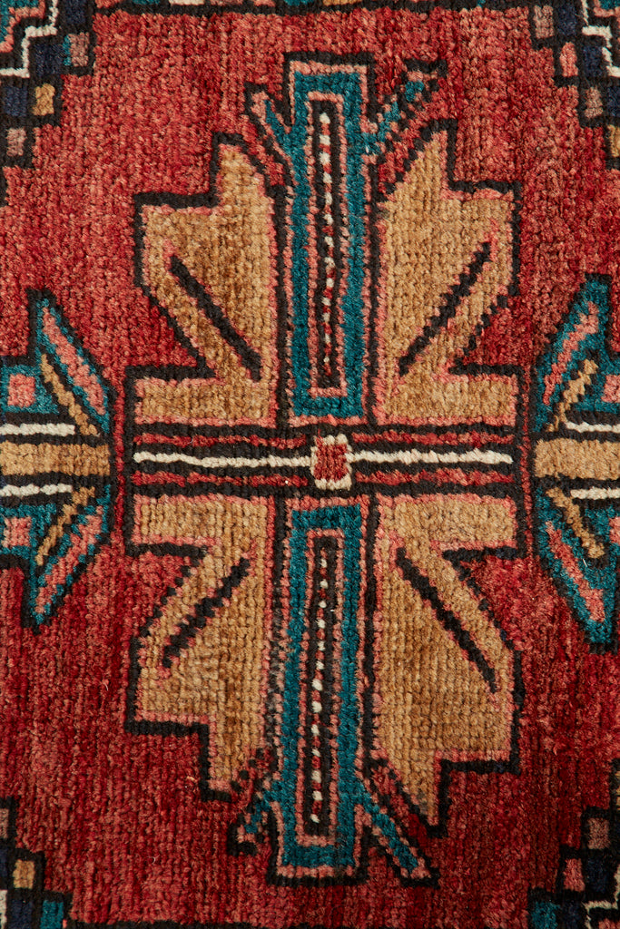 Vintage Persian Kazak Runner Rug