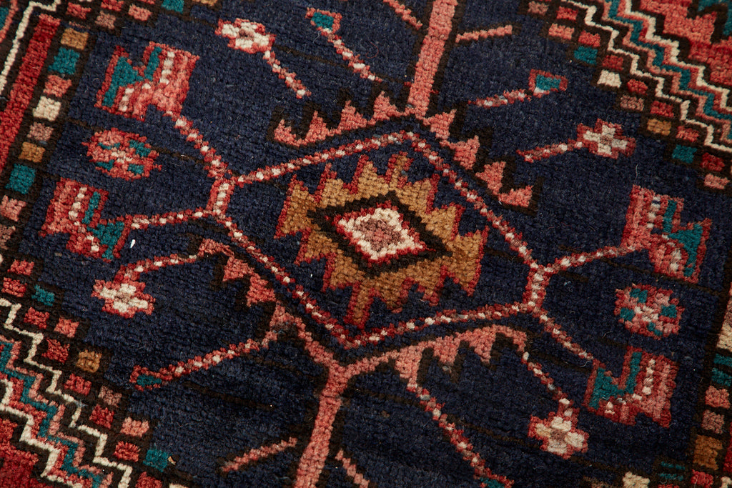 Vintage Persian Kazak Runner Rug