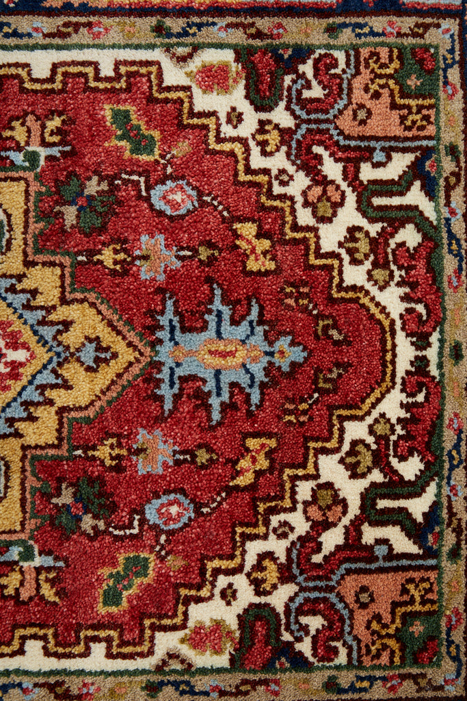Indo Persian Heriz Serapi Design Runner
