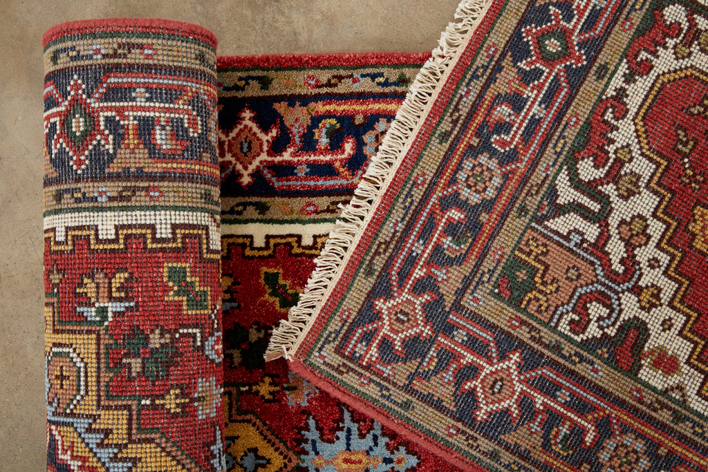 Indo Persian Heriz Serapi Design Runner