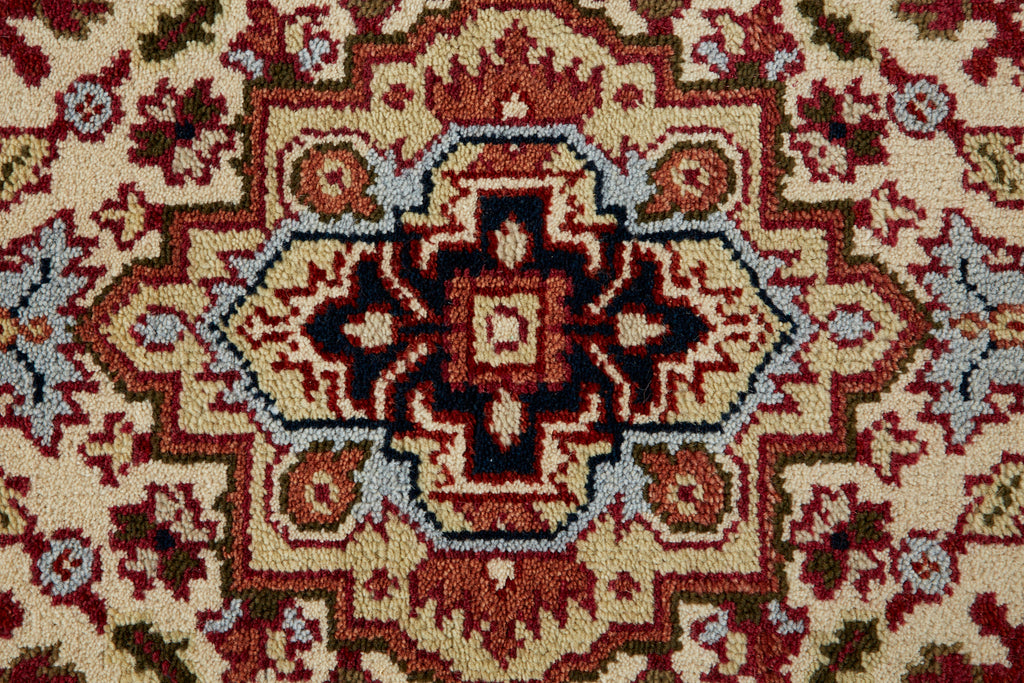 Vintage Indo Persian Serapi Runner Rug