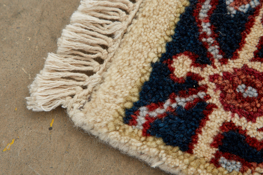 Vintage Indo Persian Serapi Runner Rug