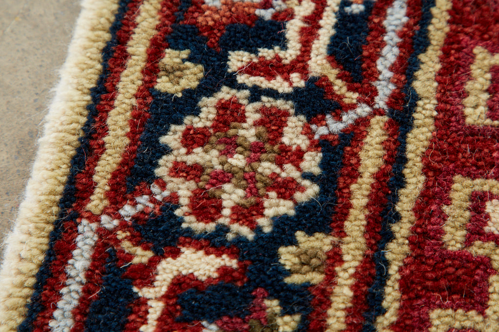 Vintage Indo Persian Serapi Runner Rug