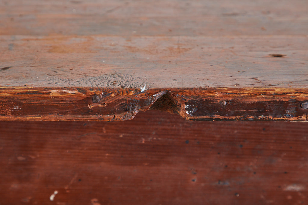 19th Century Country American Pine Farmhouse Work Table