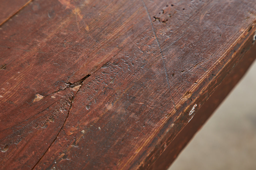 19th Century Country American Pine Farmhouse Work Table