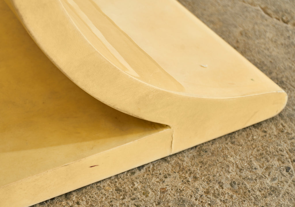 Lacquered Parchment Console or Cocktail Table by Sally Sirkin Lewis