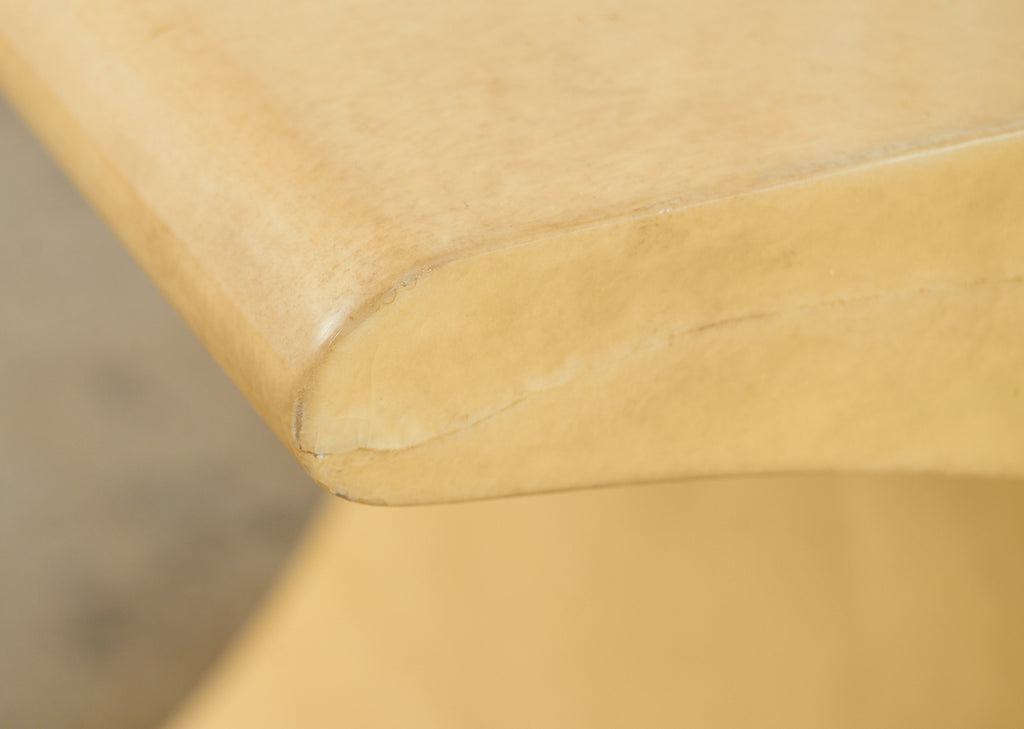 Lacquered Parchment Console or Cocktail Table by Sally Sirkin Lewis